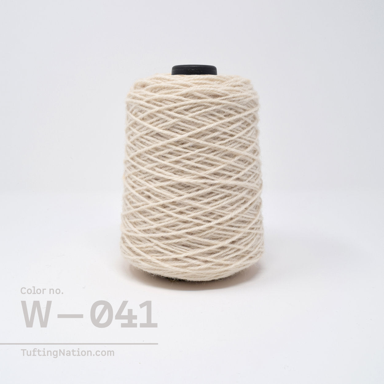 Cream Tufting Yarn On Spool for Rug Tufting, Weaving and Punch Needle | TuftingNation