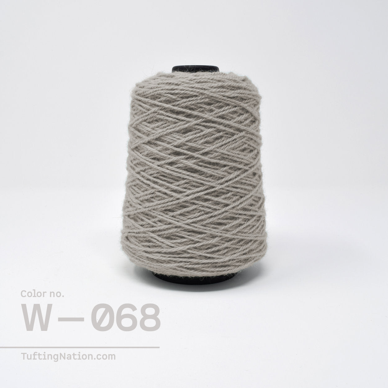 Gray Rug Yarn for Tufting Gun, Weaving Loom and Punch Needle | TuftingNation