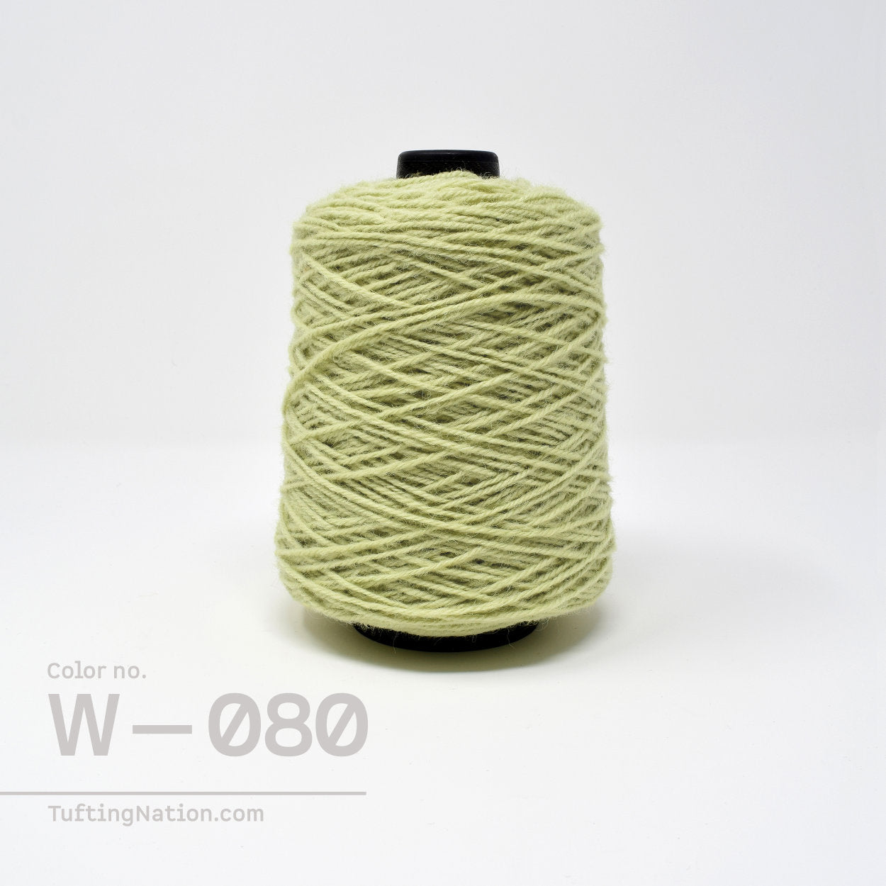 Green Rug Tufting Yarn on Spool 100% Wool Canada | TuftingNation