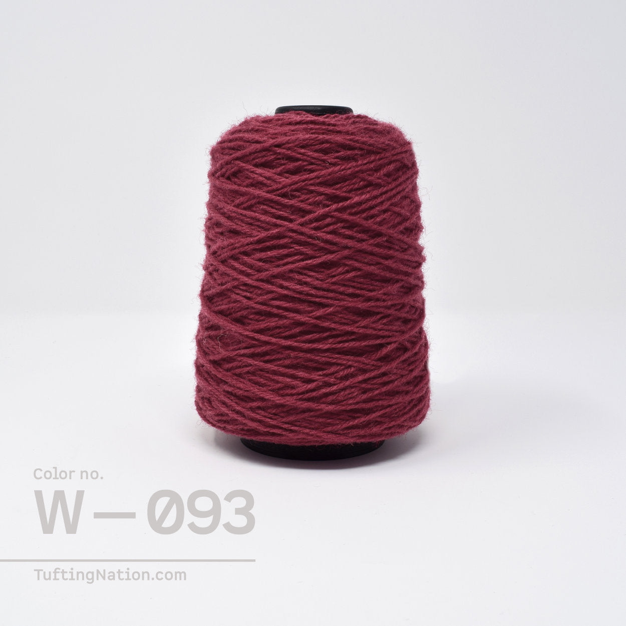 Raspberry Red Tufting Yarn On Spool for Rug Tufting, Weaving and Punch Needle | TuftingNation