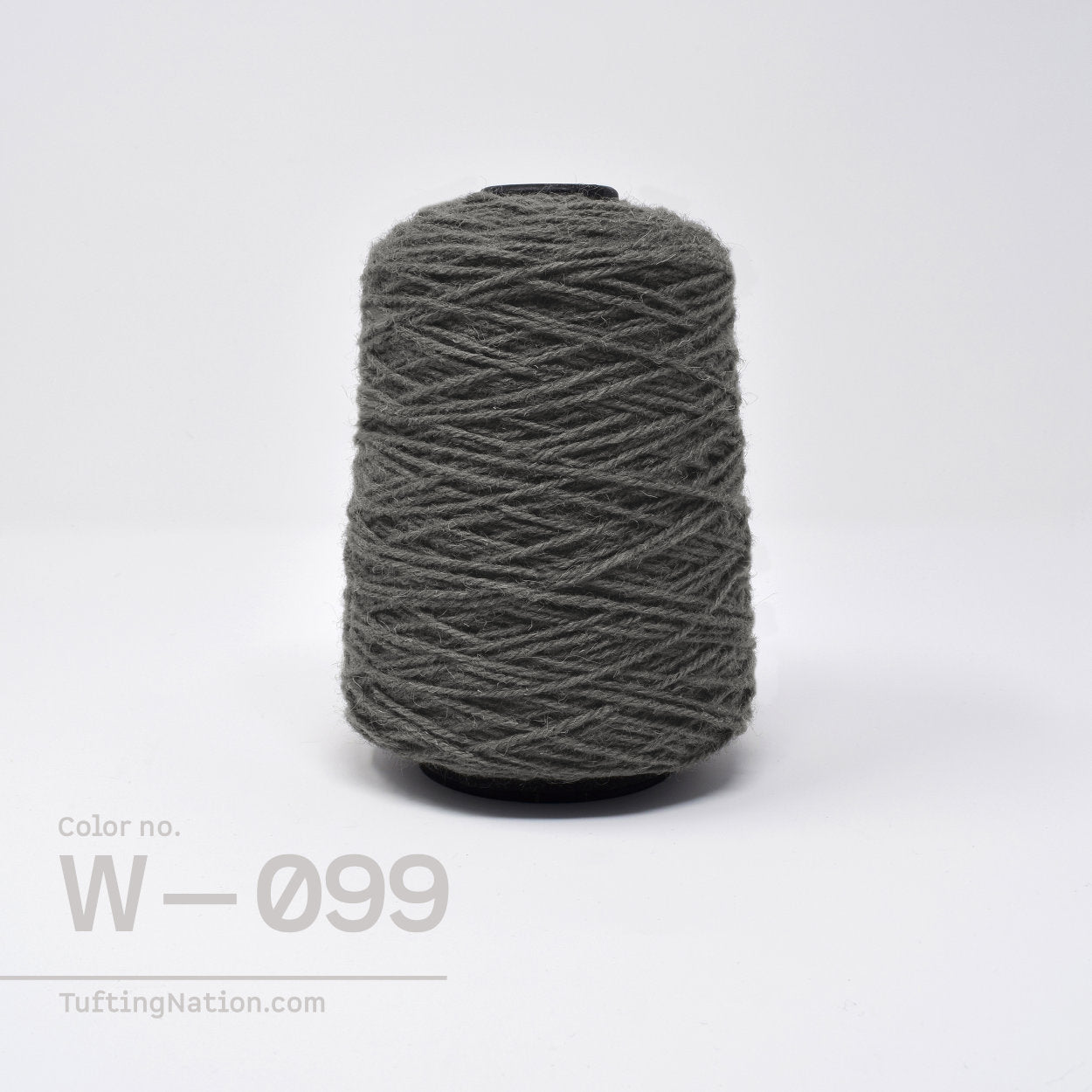 Warm Gray Rug Tufting Yarn on Spool 100% Wool Canada | TuftingNation