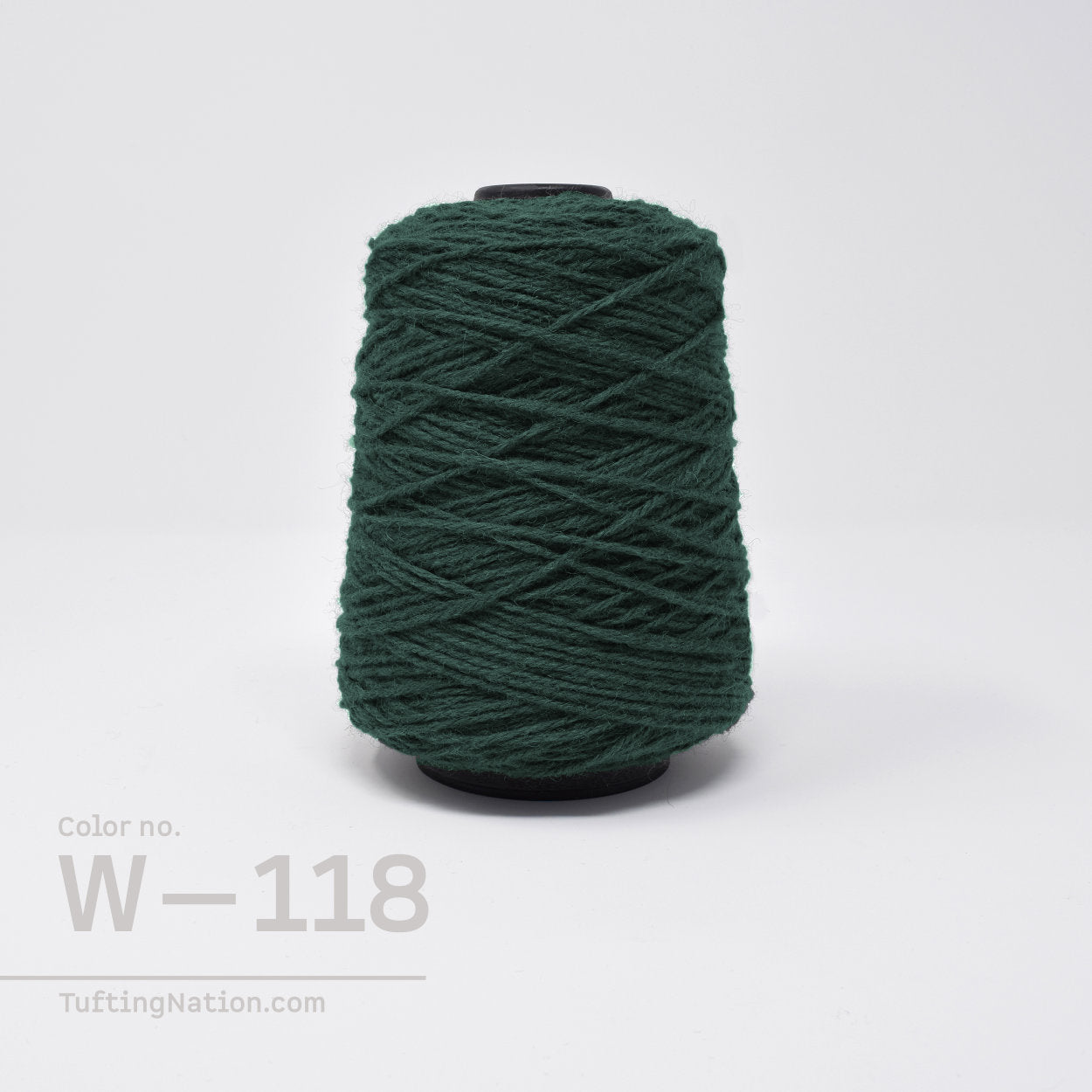 Dark Green Rug Yarn for Rug Tufting and Weaving | TuftingNation