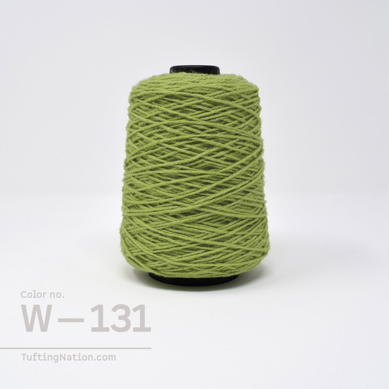 Green Wool Yarn on 0.5 pounds for Rug Tufting Gun | TuftingNation