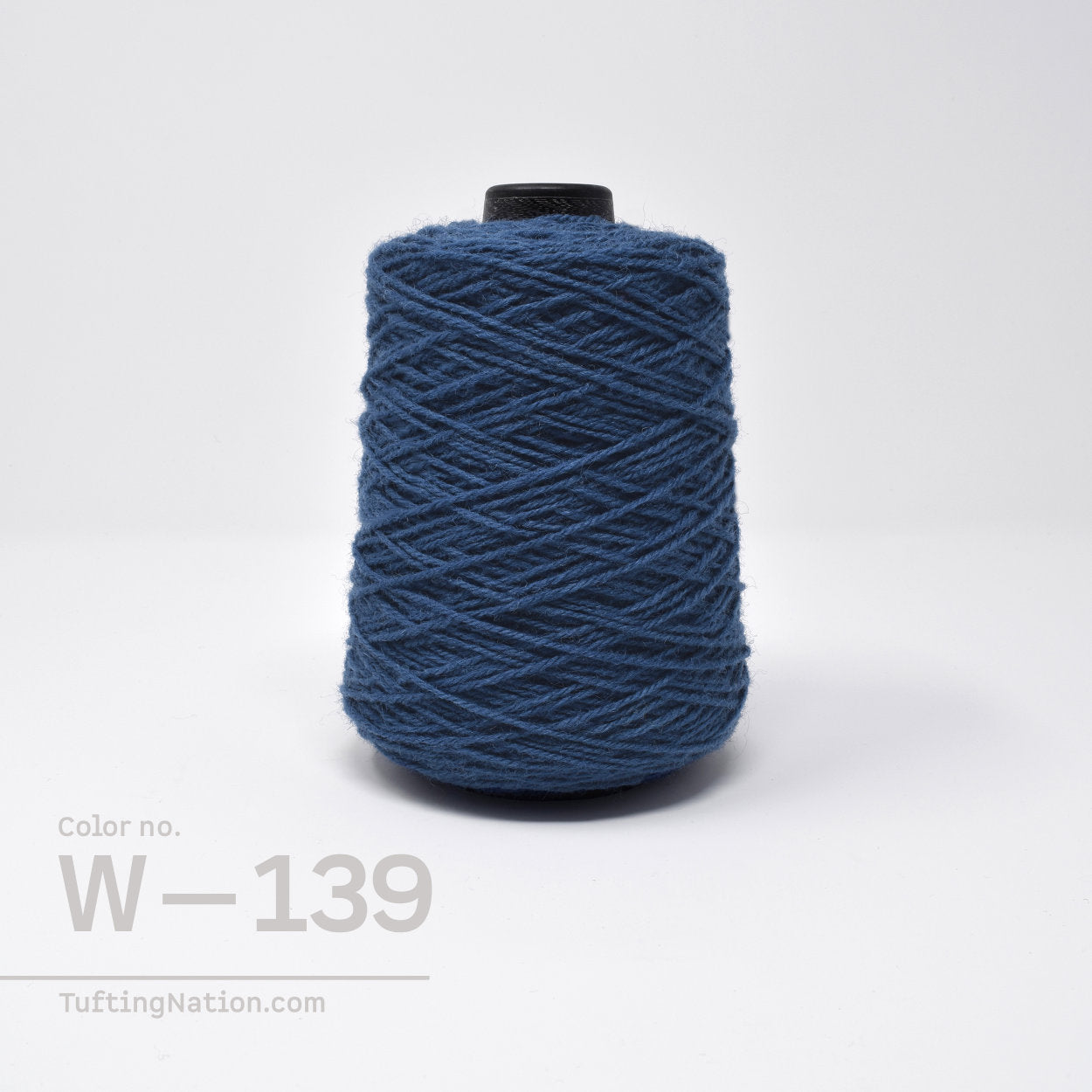 Blue Rug Tufting Yarn on Spool 100% Wool Canada | TuftingNation