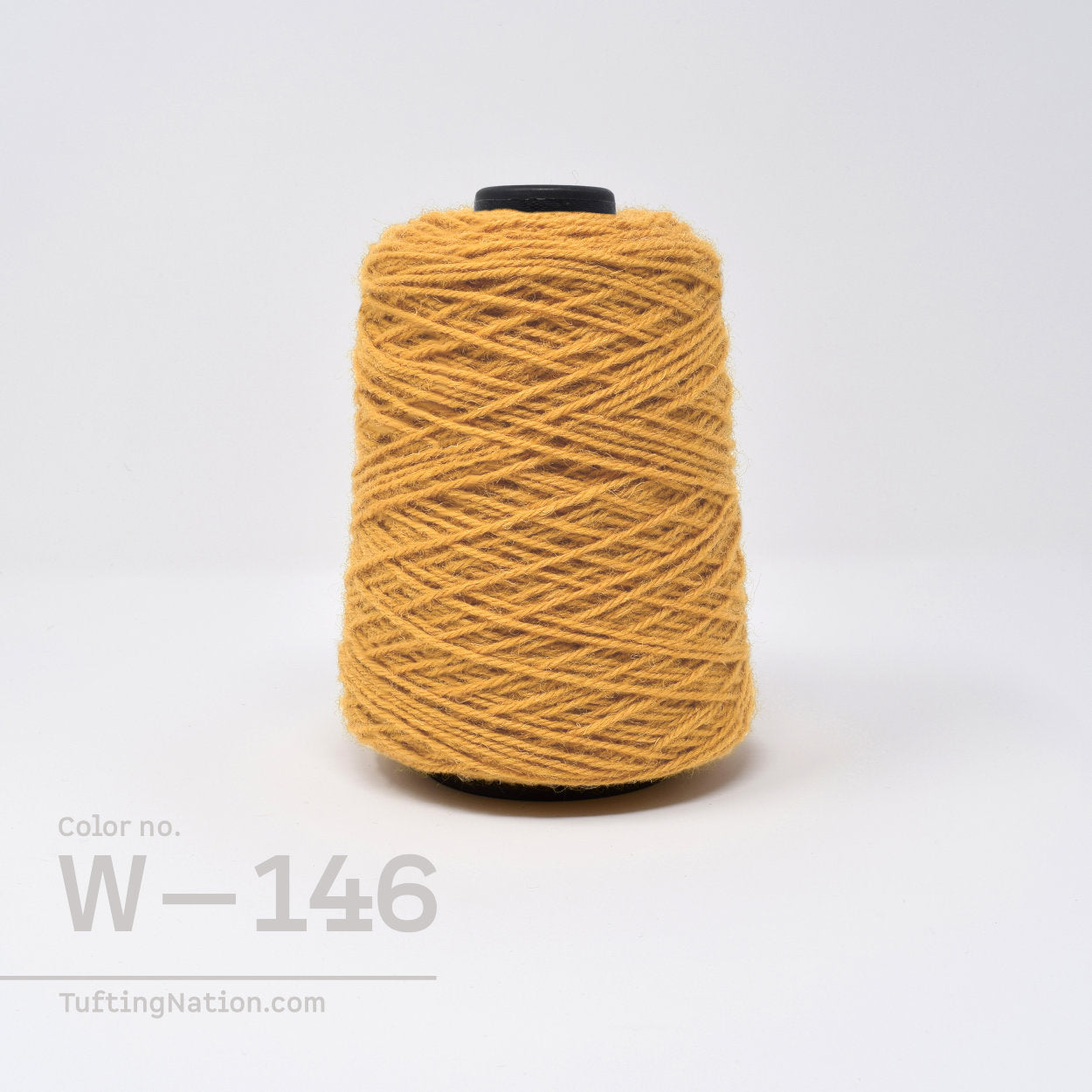 Gold Tufting Yarn On Spool for Rug Tufting, Weaving and Punch Needle | TuftingNation