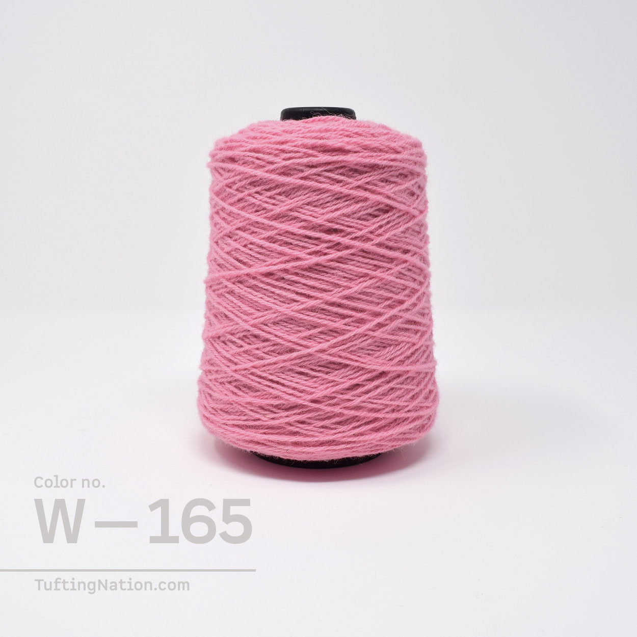 Pink Wool Tufting Yarn on Cones for Rug Tufting and Rug Weaving | TuftingNation