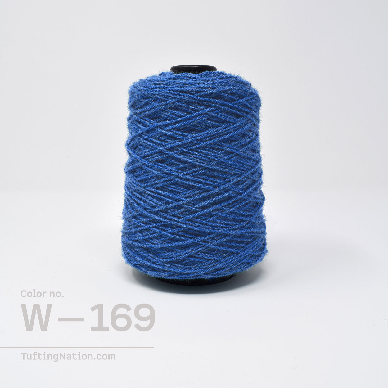Blue Tufting Gun Yarn on Spool for Rug Tufting and Rug Weaving | TuftingNation