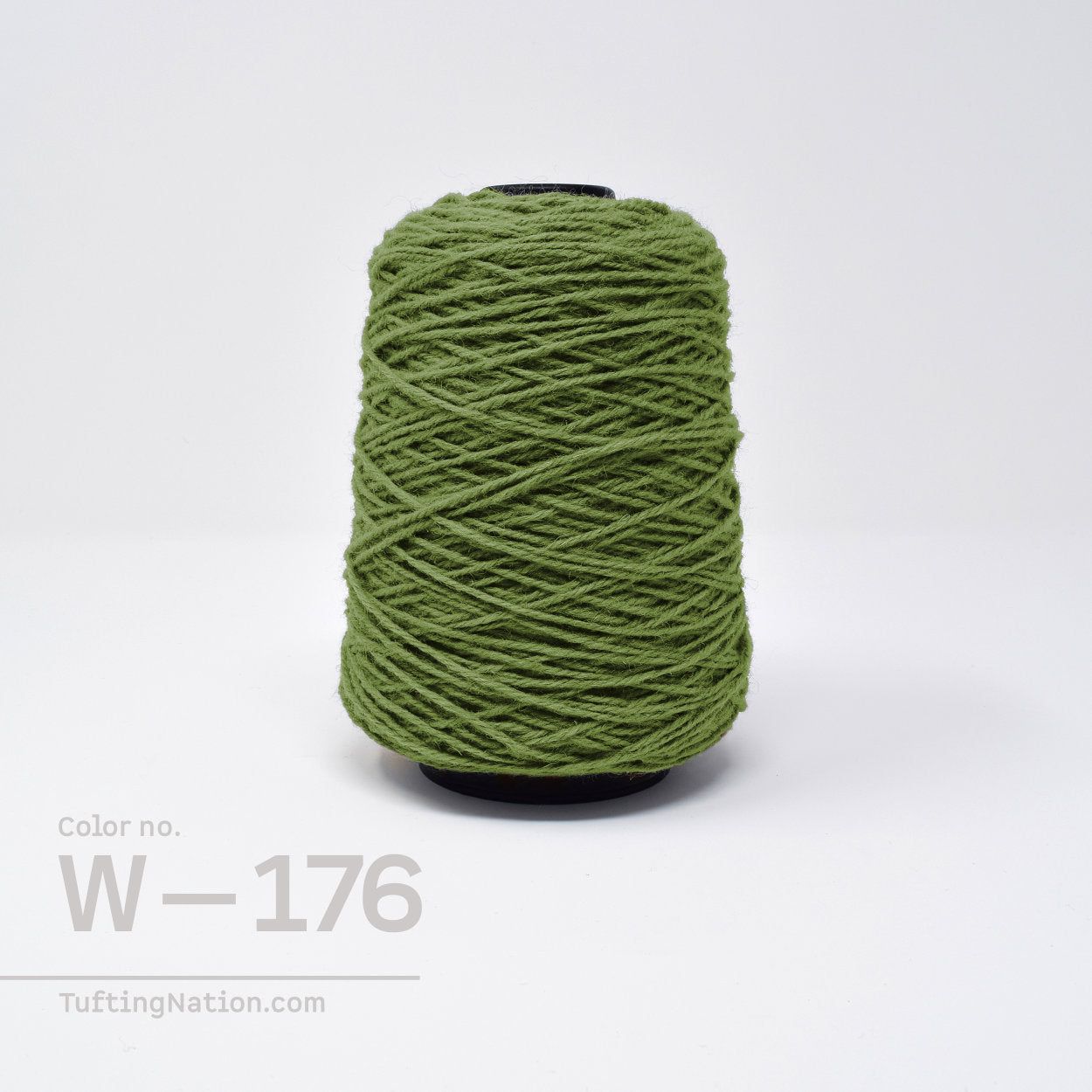 Green Wool Rug Yarn for Rug Tuft Machine and Weaving Loom | TuftingNation Canada