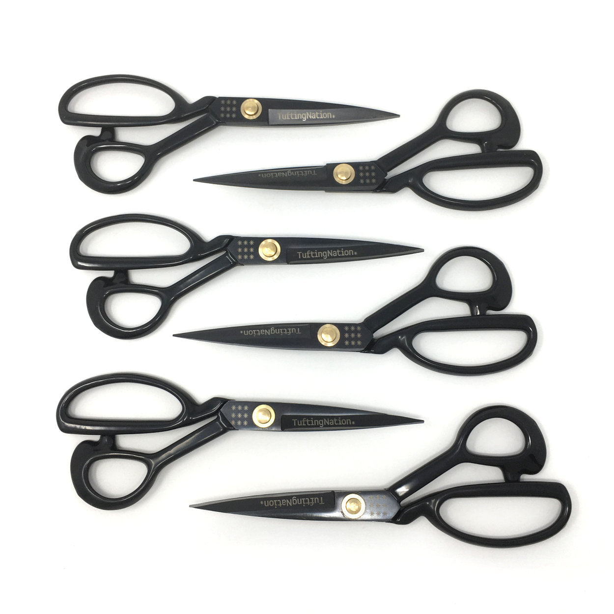 Black Tailor Shears for Tufting, Sewing, Crafting | TuftingNation Canada