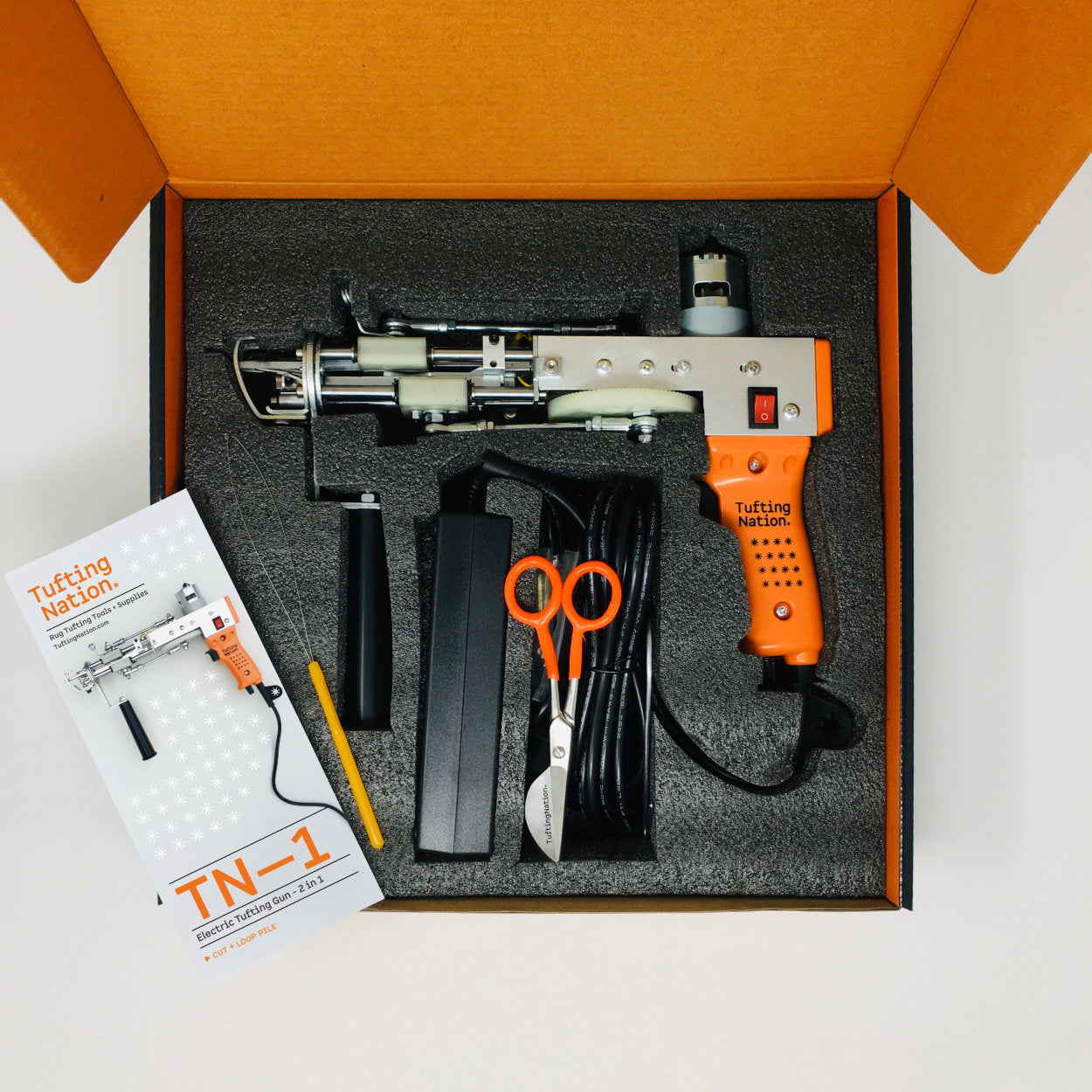 Best Tufting Gun for Beginners, Complete kit with Cut and Loop pile Tuffting Gun | TuftingNation Canada