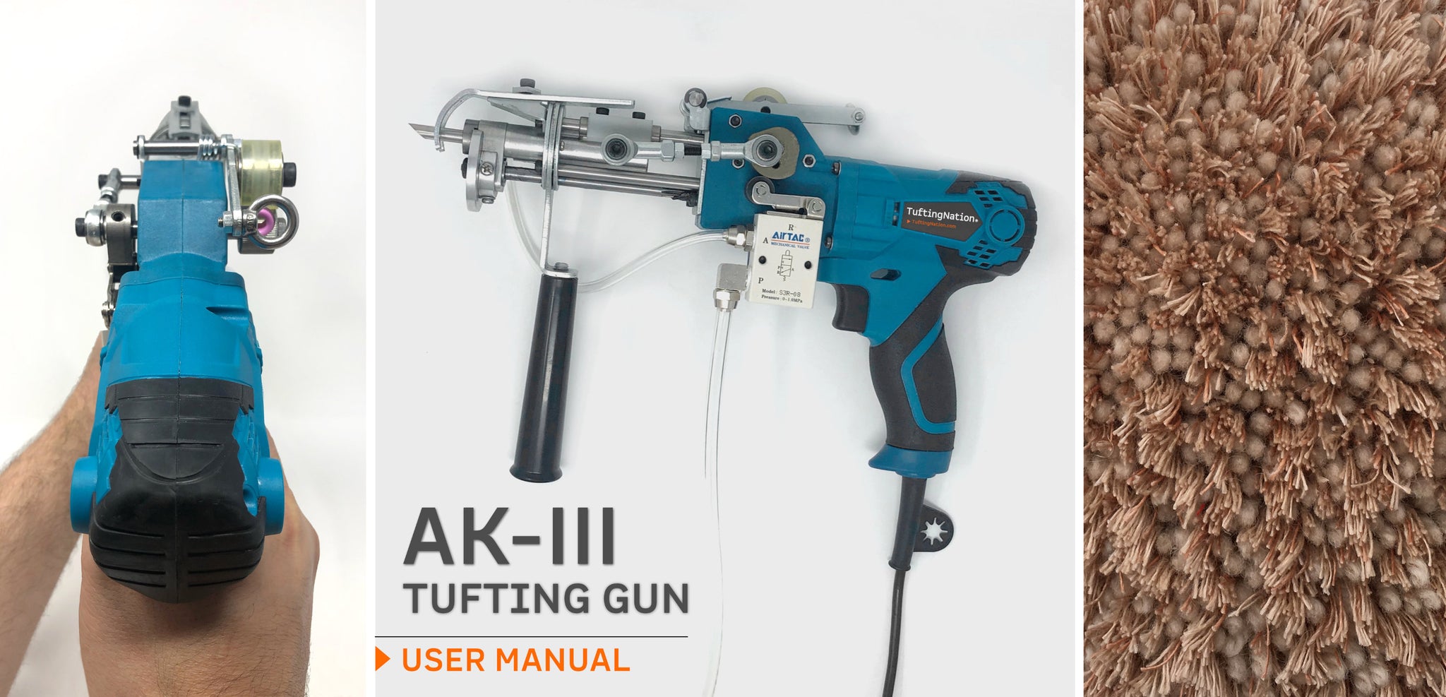 AK-III Tufting Gun Instructional Videos | Online User Manual | TuftingNation