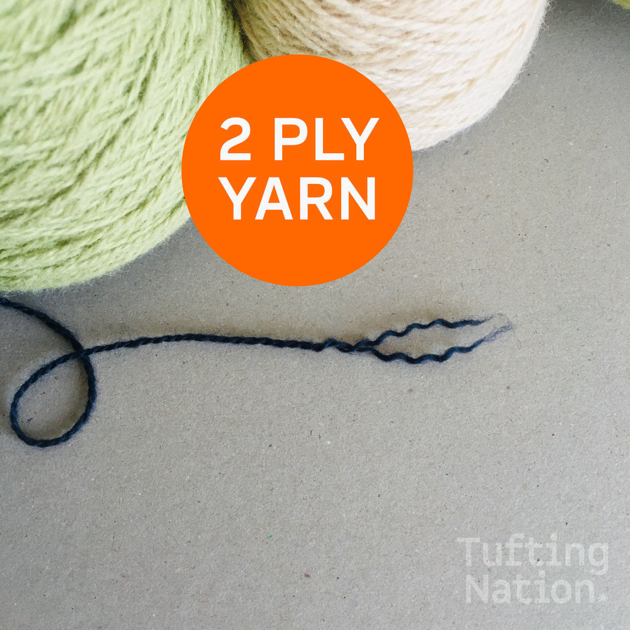 Tufting Yarn Bundle - 8lb | 100% Wool | 2 Ply Yarn - Clearance Sale