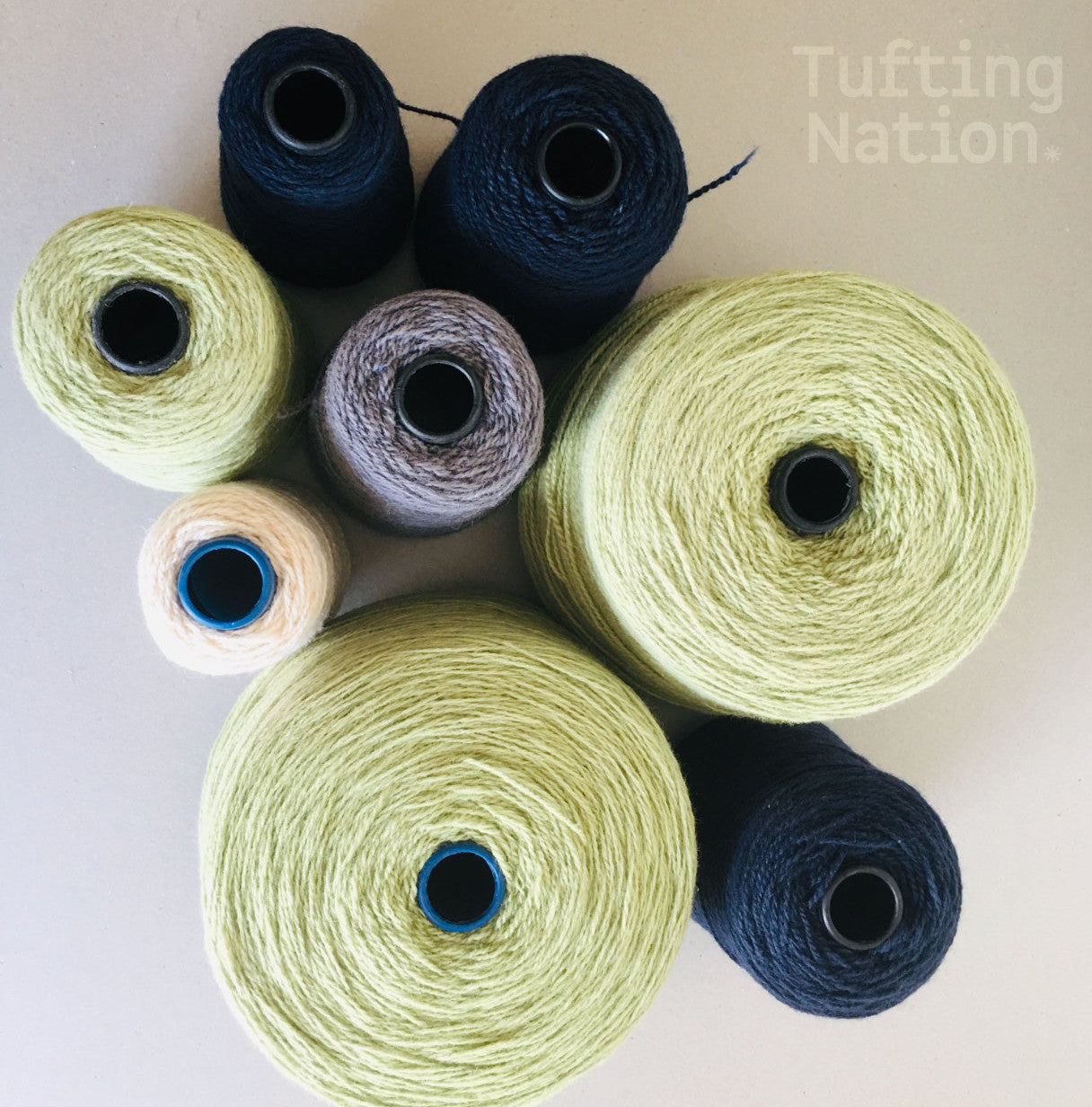 Tufting Yarn Bundle - 8lb | 100% Wool | 2 Ply Yarn - Clearance Sale