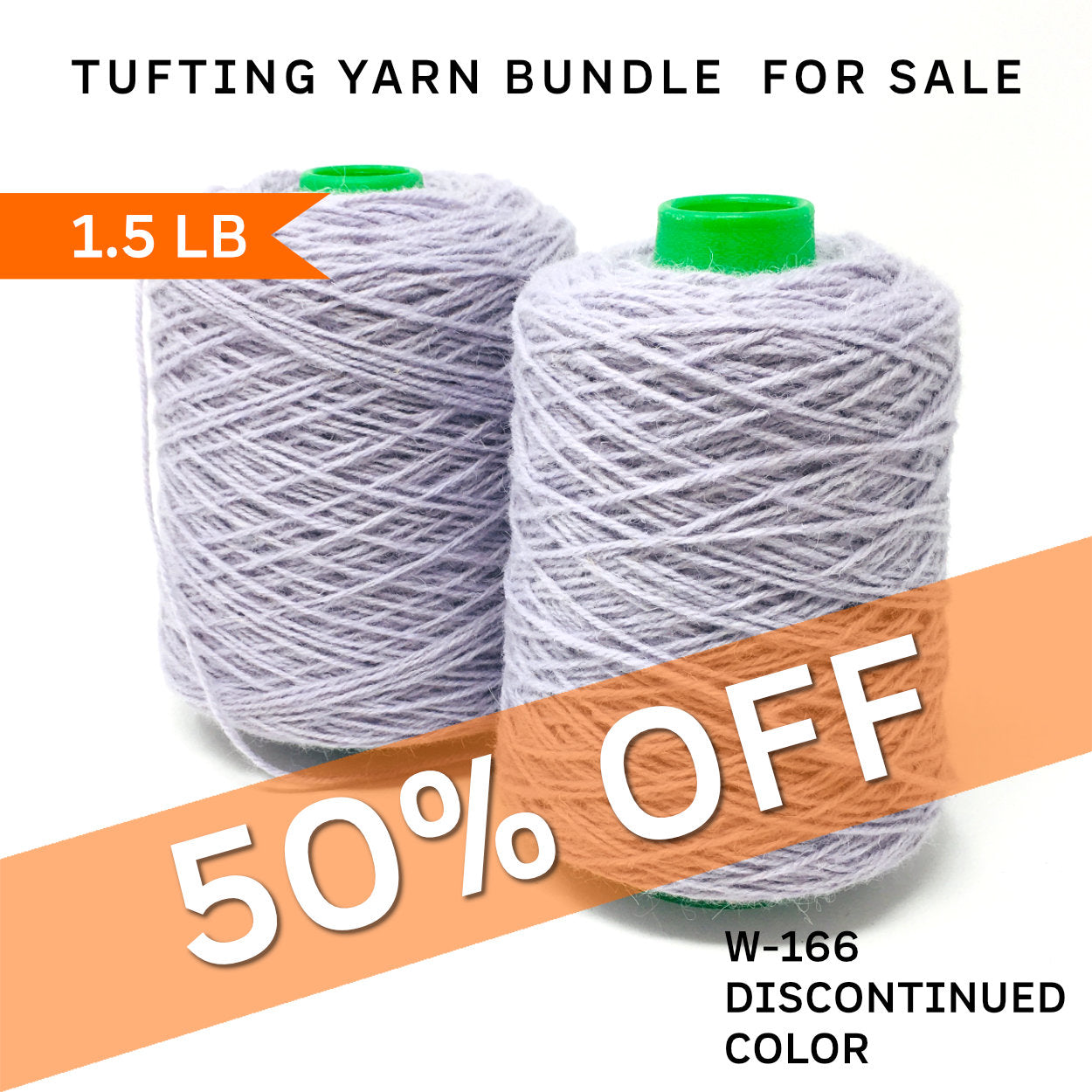 Tufting Yarn Bundle - 1.5lb | 100% Wool | Clearance Sale - W-166