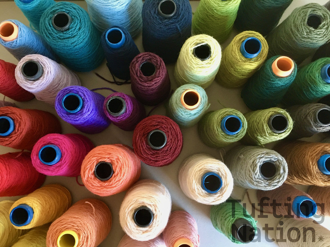 Tufting Yarn Bundle - 14.5lb | 100% Wool | Clearance Sale