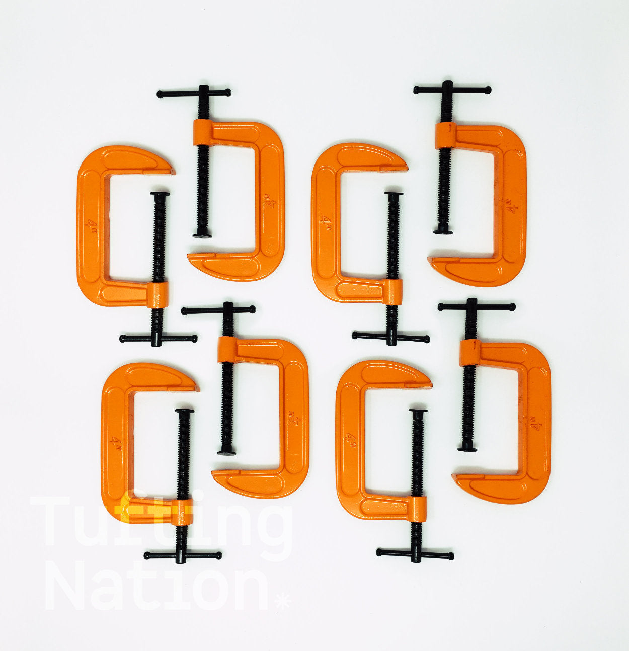 4" C-Clamps for Tufting Frame | TuftingNation Canada