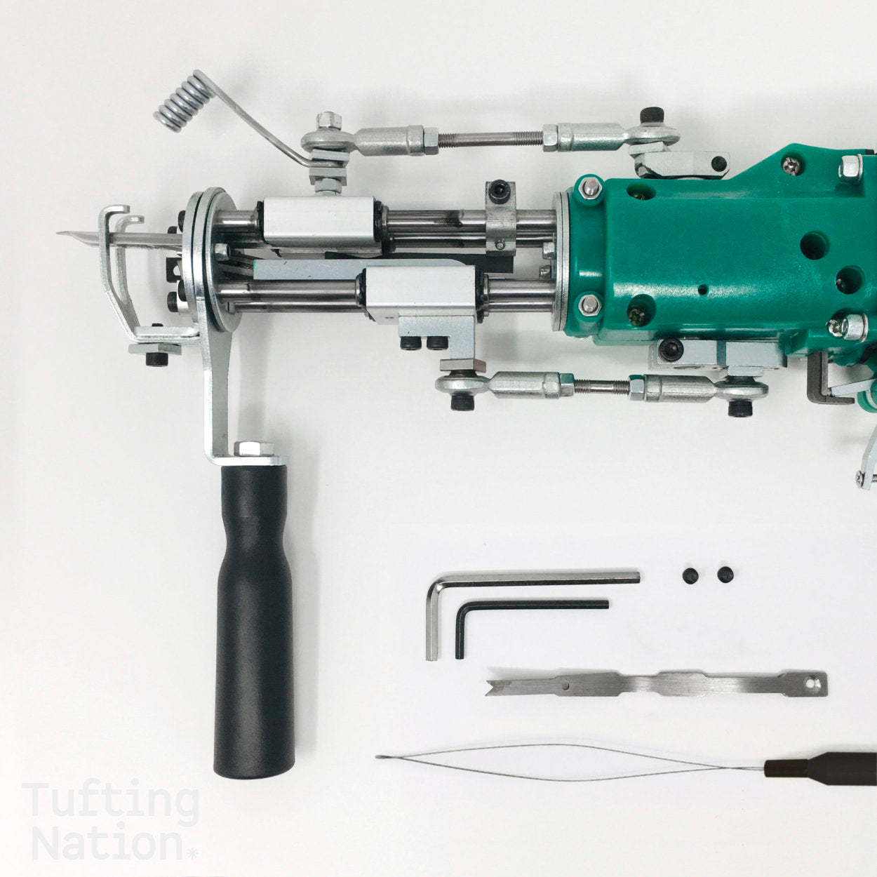 Cut and Loop Tufting Gun | KDR-1 Green Tufting Machine | Tufting Nation Canada