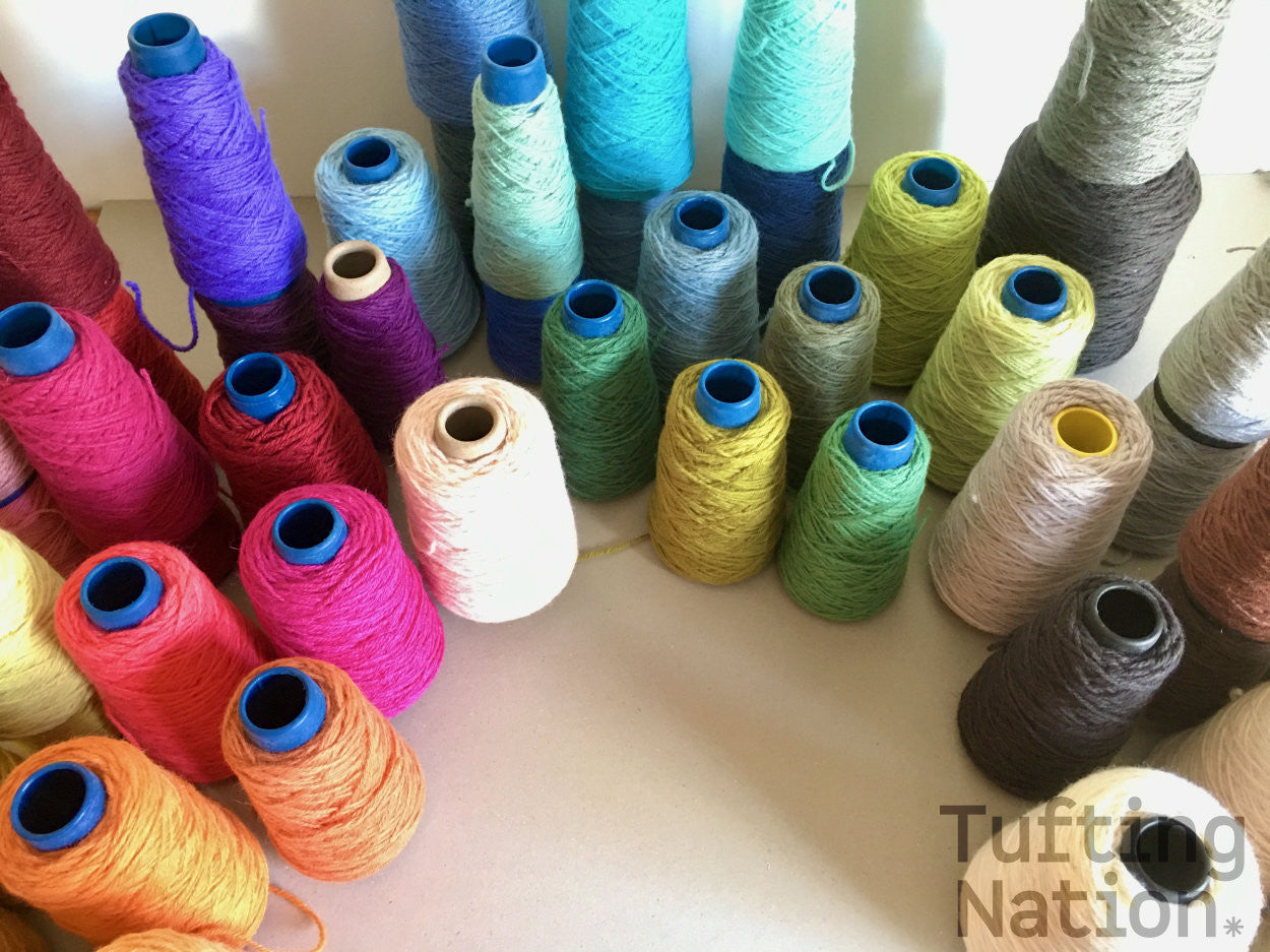 Tufting Yarn Bundle - 14lb | 100% Wool | Clearance Sale