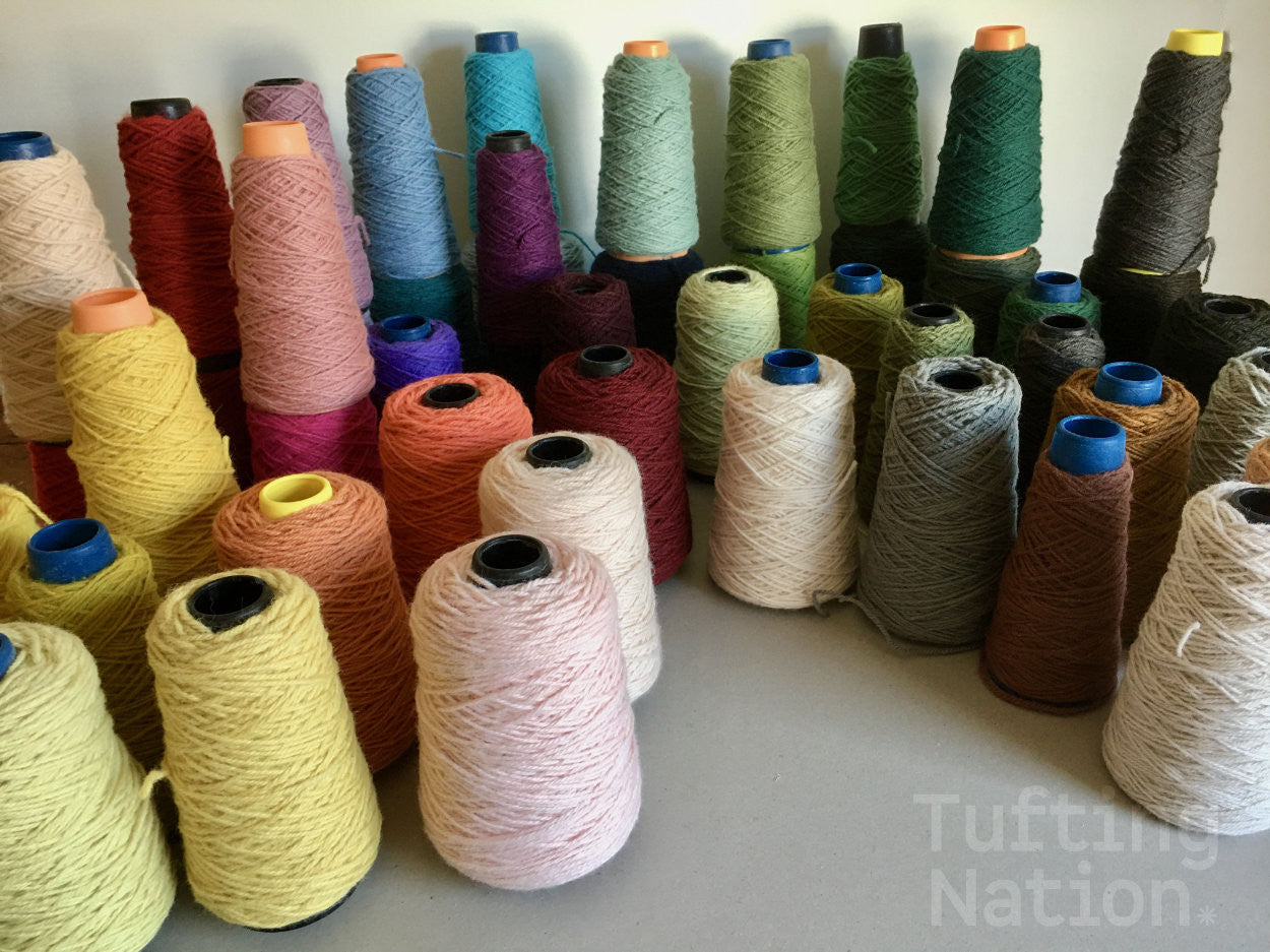 Tufting Yarn Bundle - 14.5lb | 100% Wool | Clearance Sale