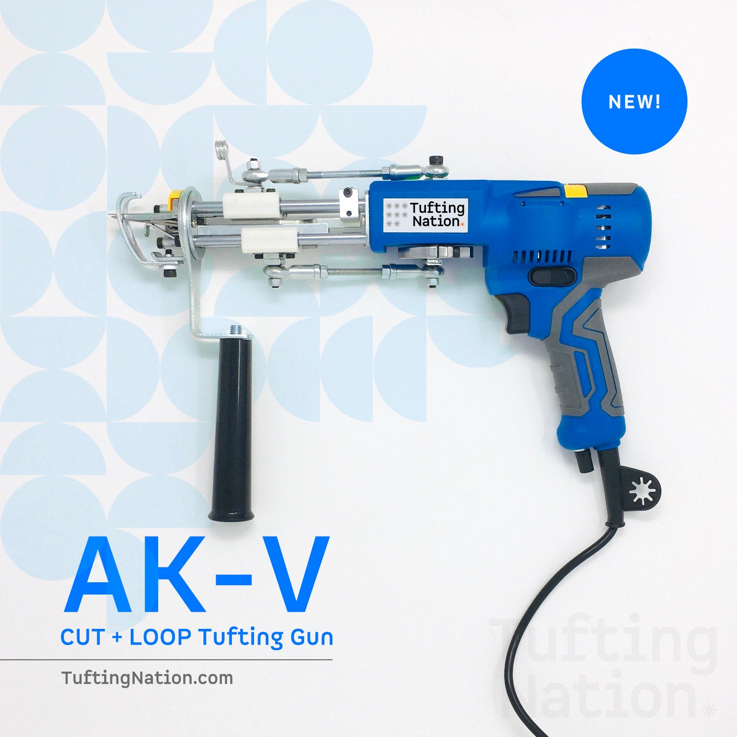 AK-V Cut and Loop Tufting Gun