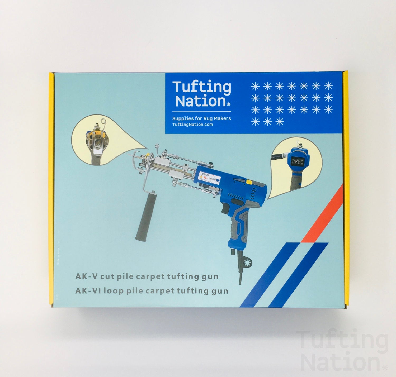 AK-5 Tufting Machine Box for Rug Tufting | TuftingNation Canada