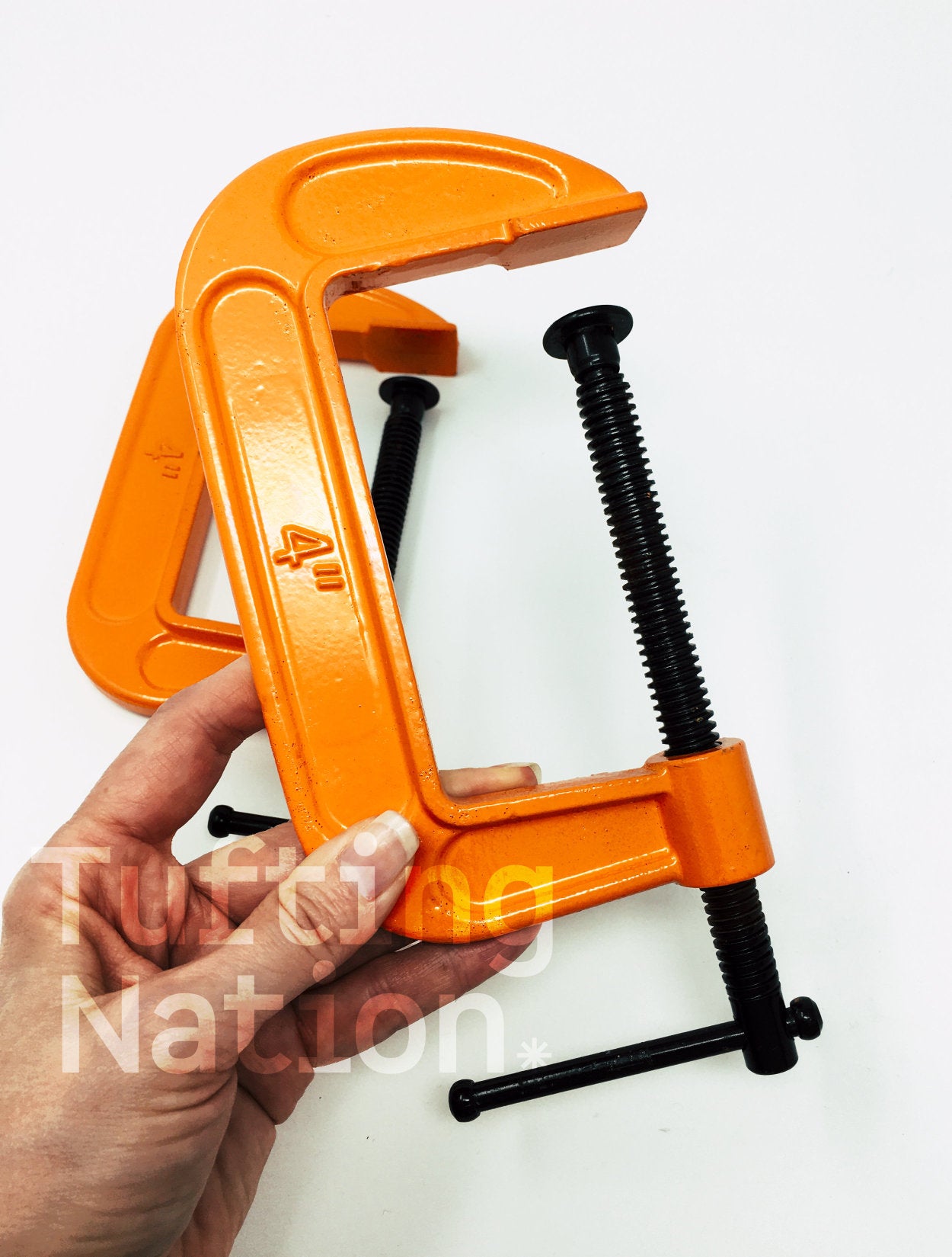 4 inches C-Clamps for Tufting Frame Working Station  | TuftingNation Canada