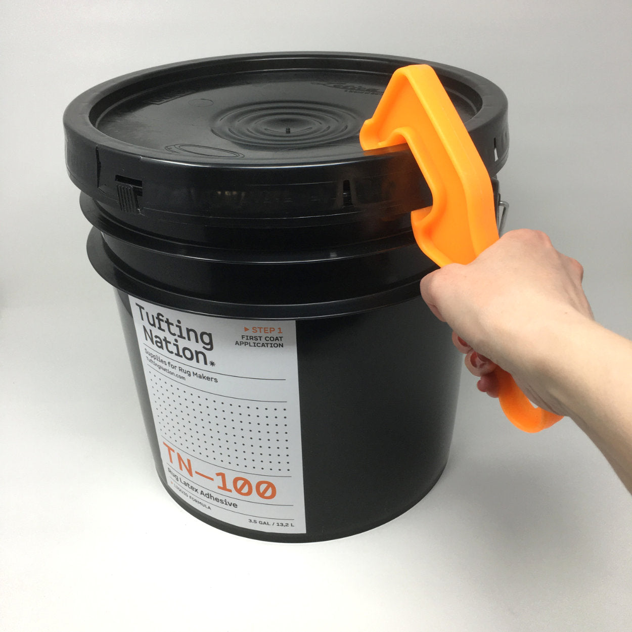 Pail Opener Tool for 3.5 or 5 Gallon Rug Glue Bucket