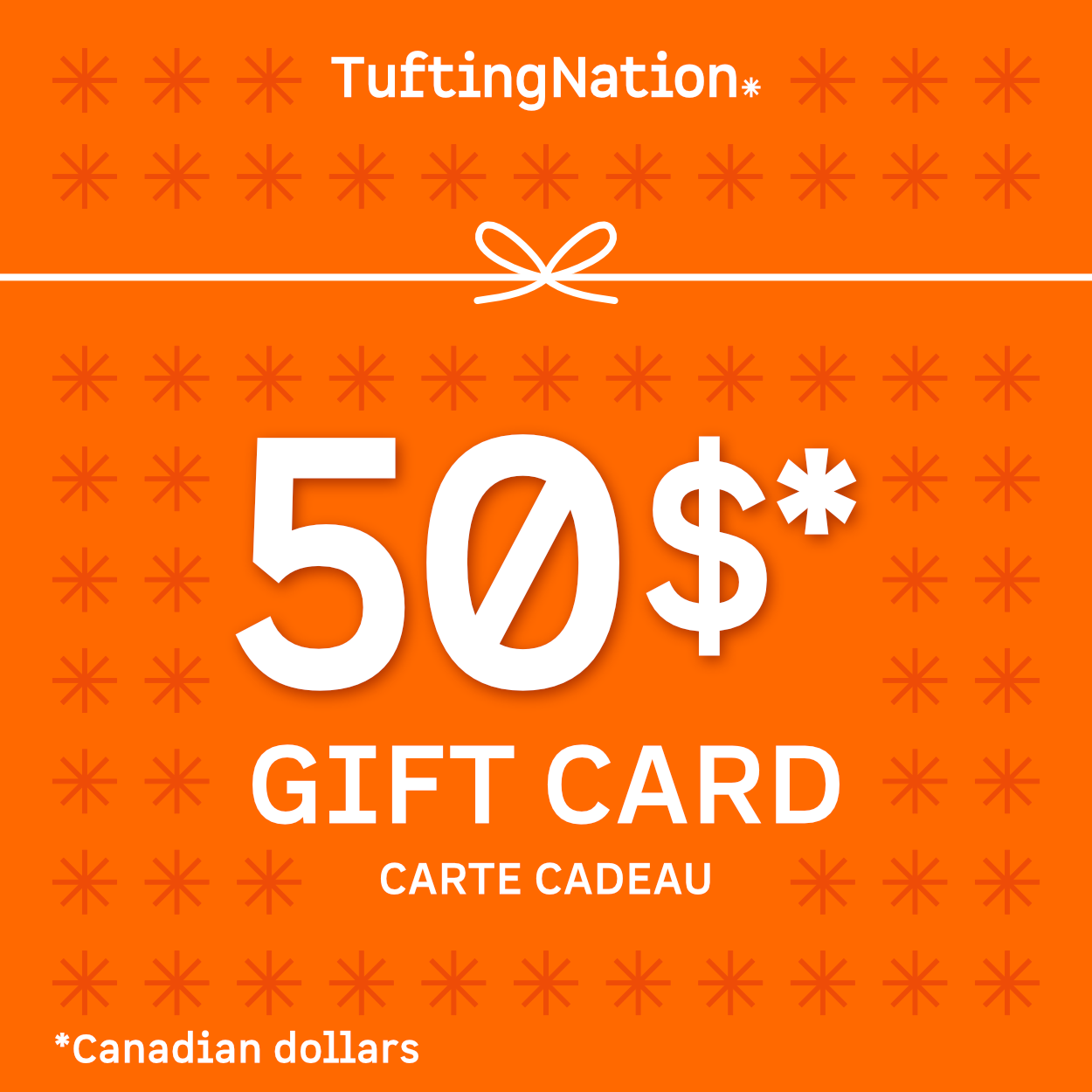 50$ Gift Certificate for Rug Tufting Tools | TuftingNation