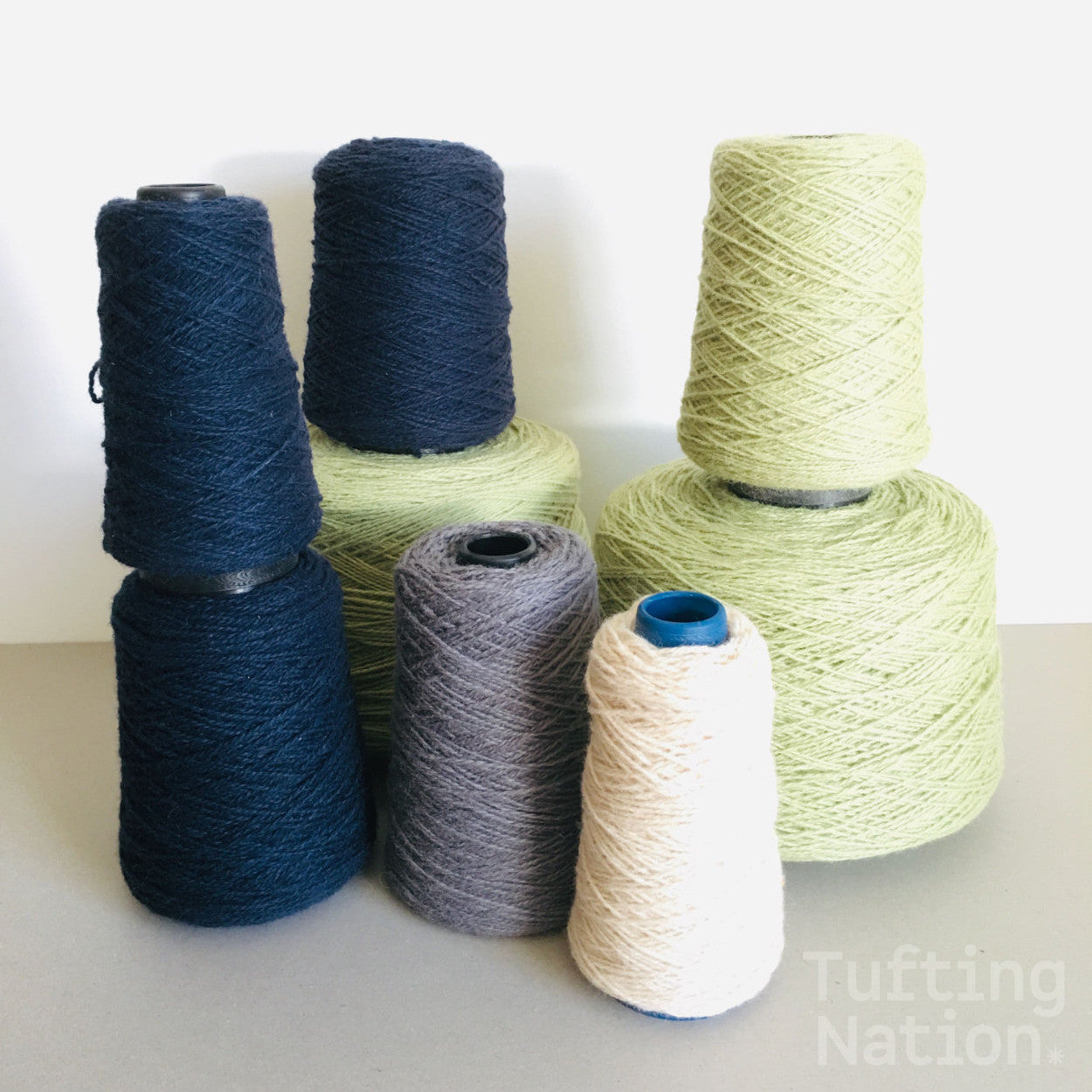 Tufting Yarn Bundle - 8lb | 100% Wool | 2 Ply Yarn - Clearance Sale