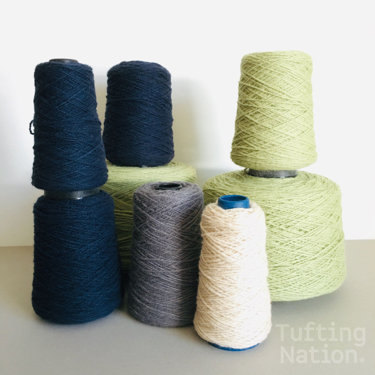 Tufting Yarn Bundle - 8lb | 100% Wool | 2 Ply Yarn - Clearance Sale