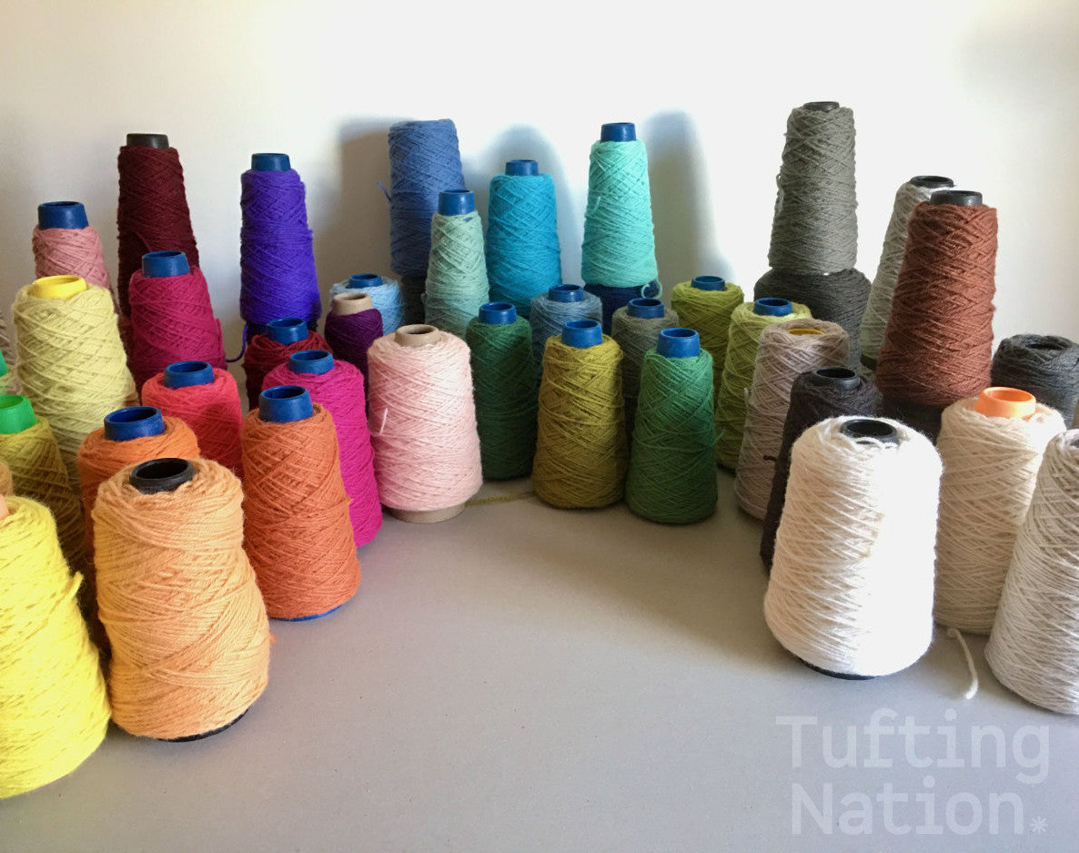 Tufting Yarn Bundle - 14lb | 100% Wool | Clearance Sale