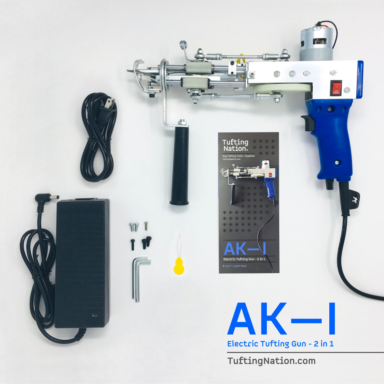 タフティングガン　AK-1 タフティングガン AK-1 カットパイル(15~18mm） | tufting shop KEKE
