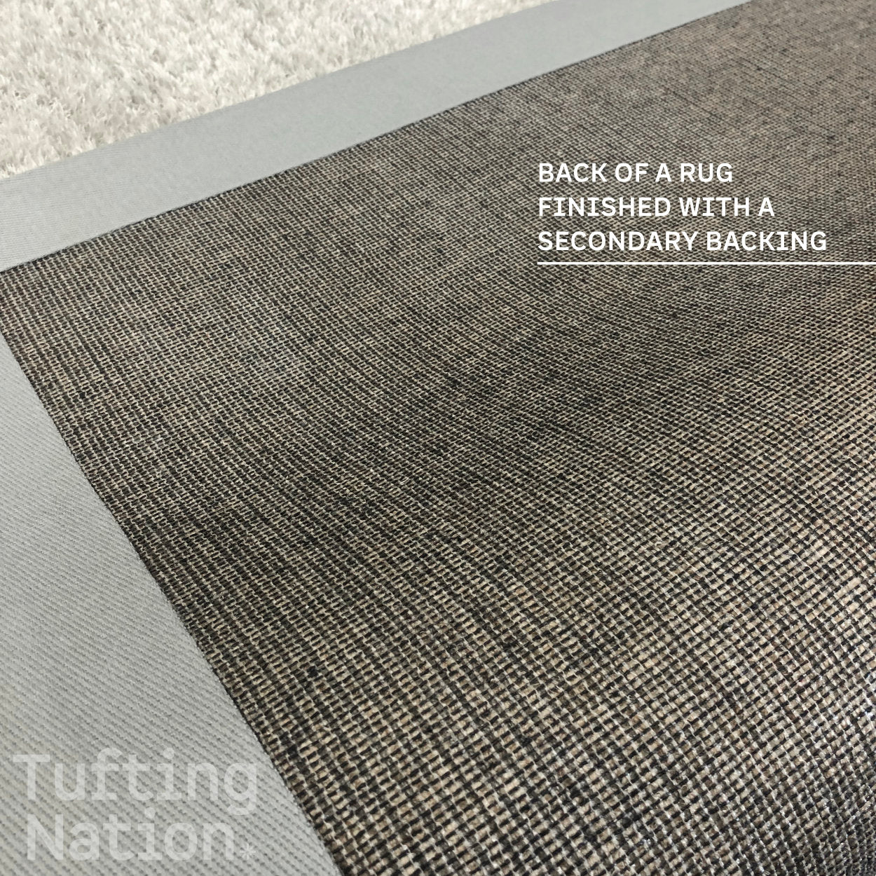 Gray Secondary Rug Backing Fabric Canada | TuftingNation