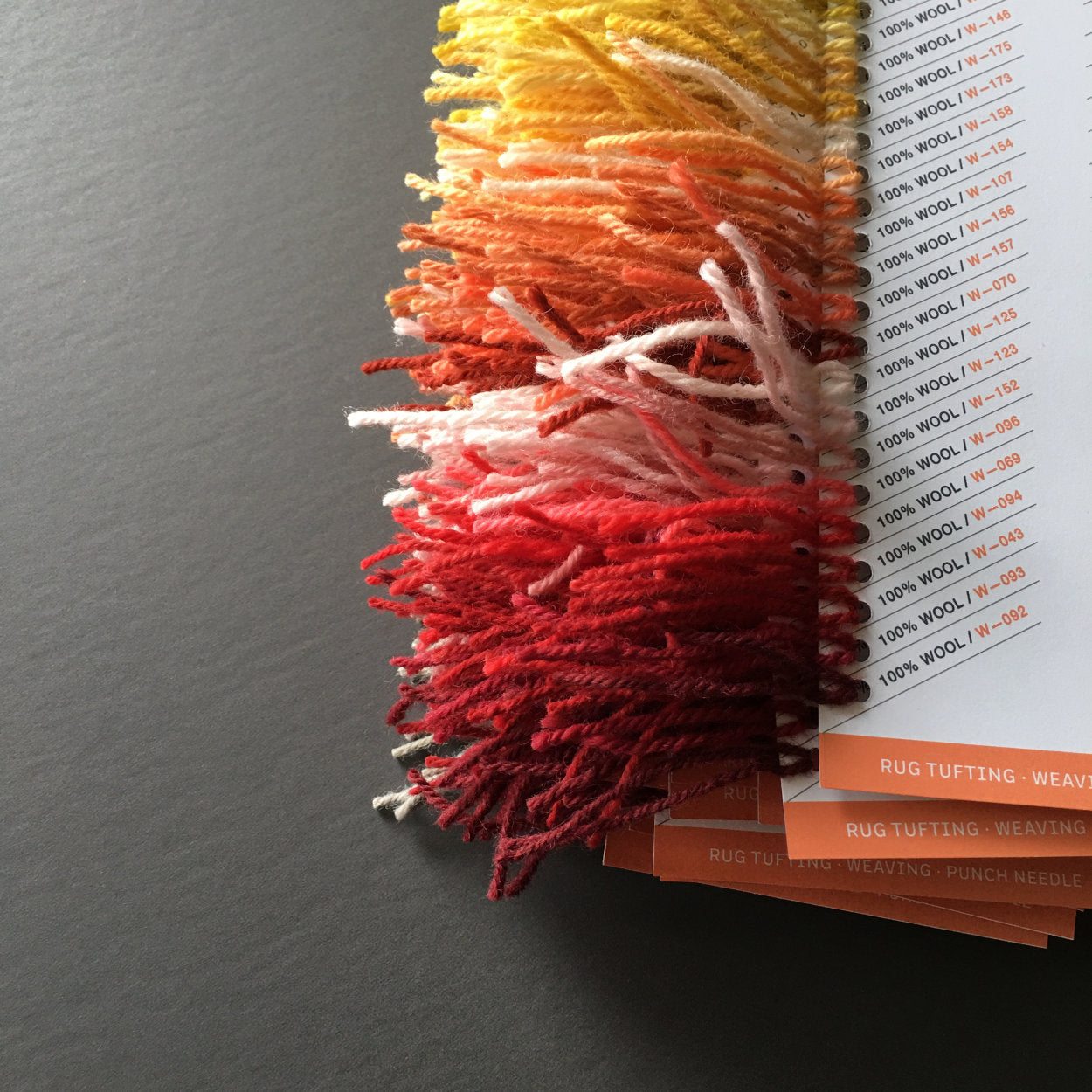 Rug Yarn Color Card | Wool Yarn Color Chart | FREE SHIPPING – TuftingNation